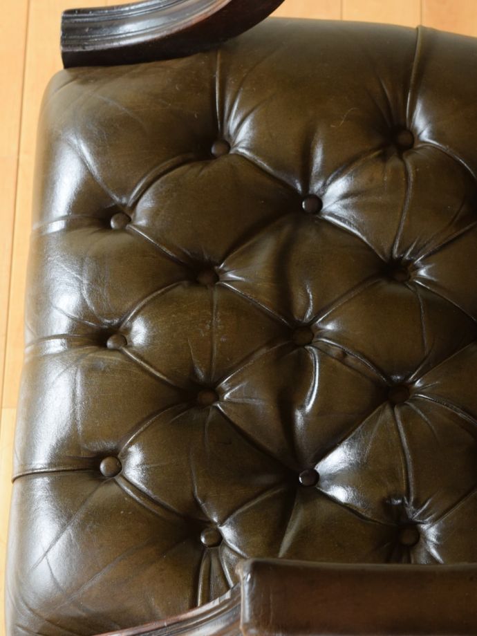 チェスターフィールドの座面