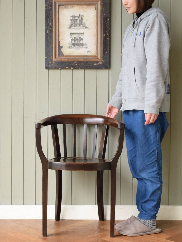 英国アンティークのベントウッドチェア