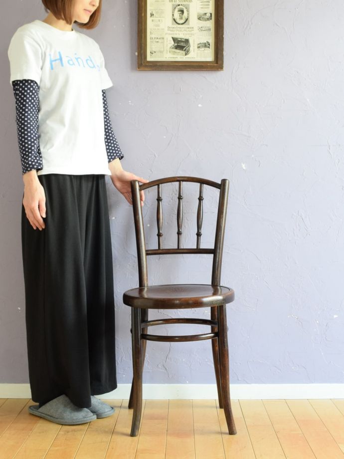 英国アンティークのベントウッドチェア