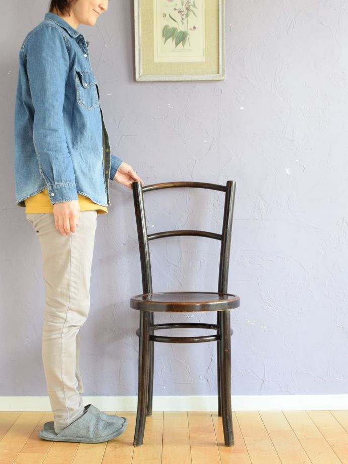 英国アンティークのベントウッドチェア