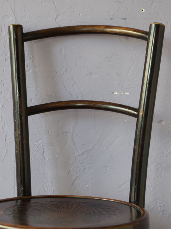 ベントウッドチェアの背もたれ