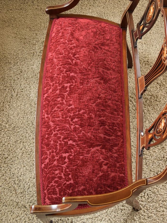 アンティークソファの座面