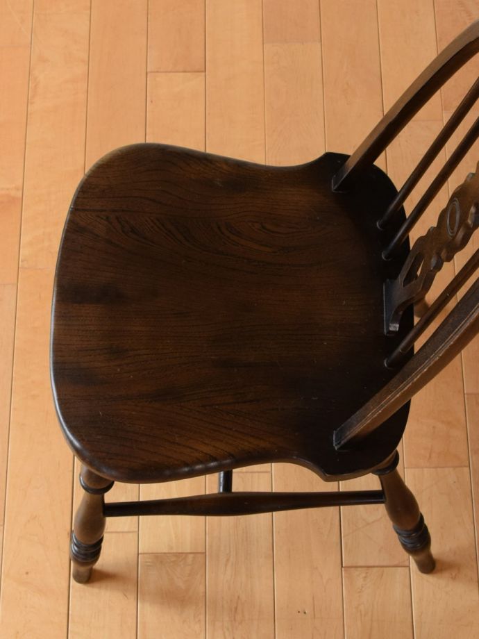 アンティークの椅子の座面