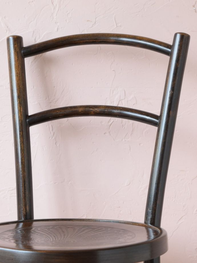 ベントウッドチェアの背もたれ