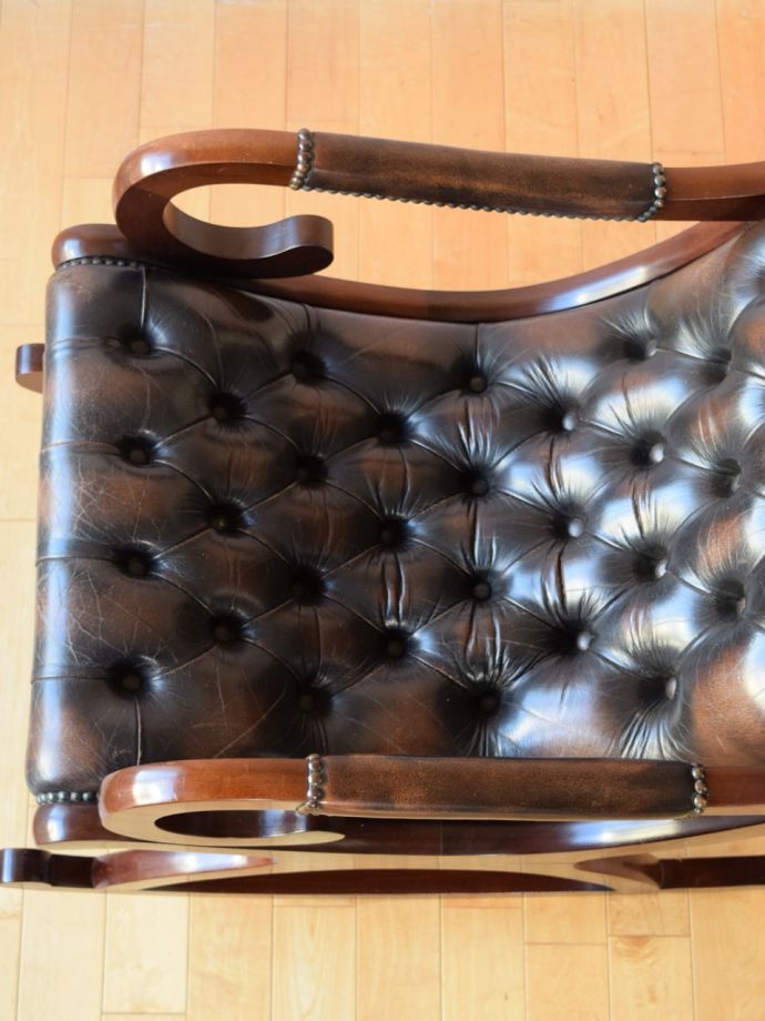 アンティークの椅子の座面