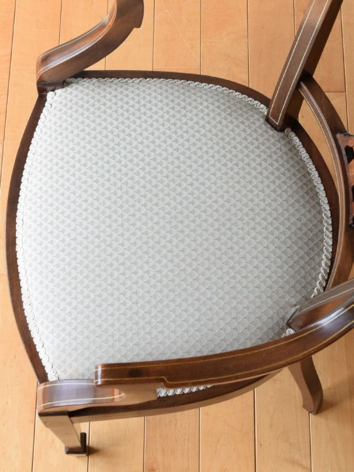 アンティークの椅子の座面