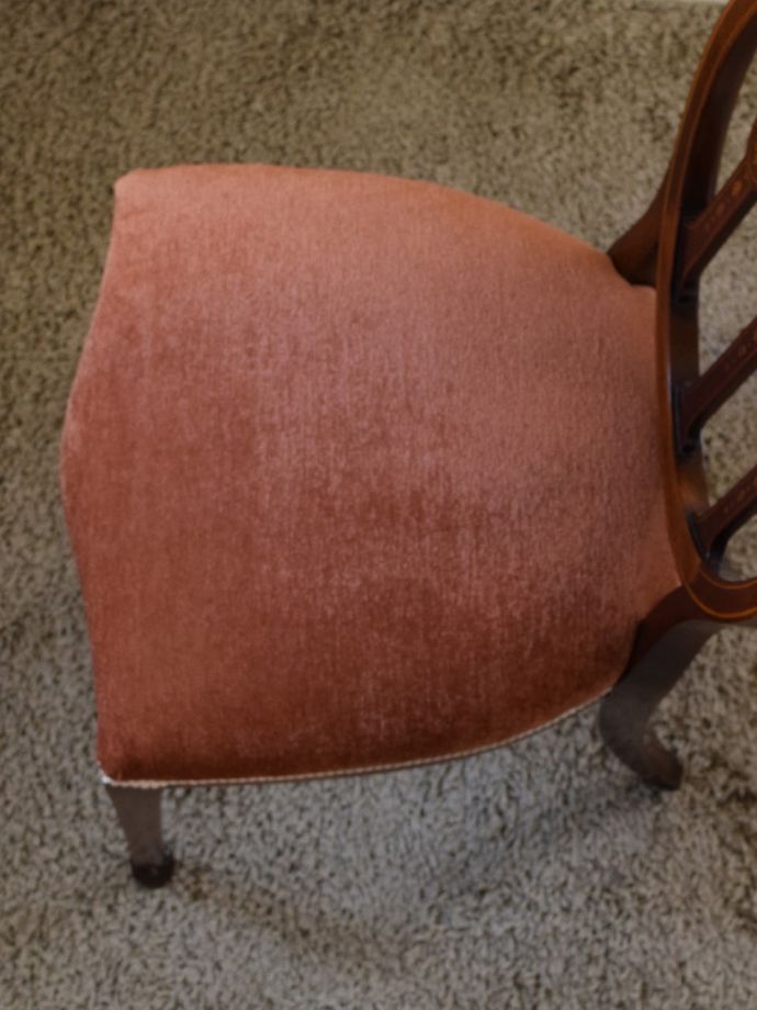 アンティークの椅子の座面