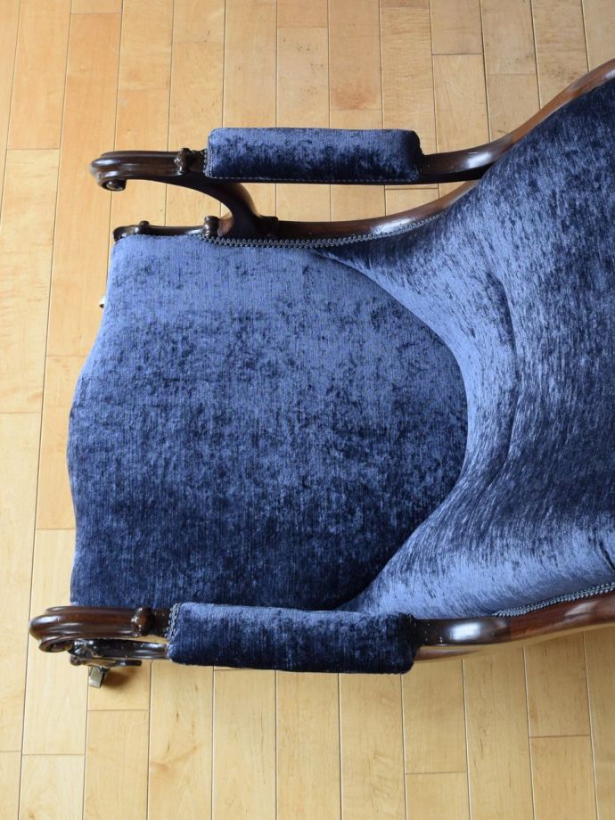 アンティークの椅子の座面