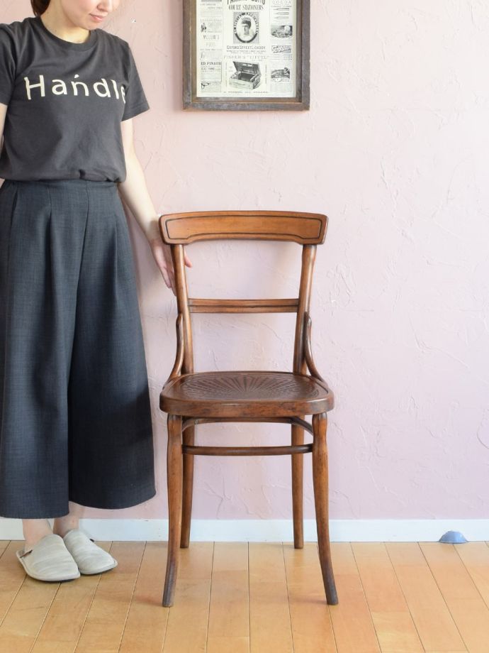英国アンティークのベントウッドチェア
