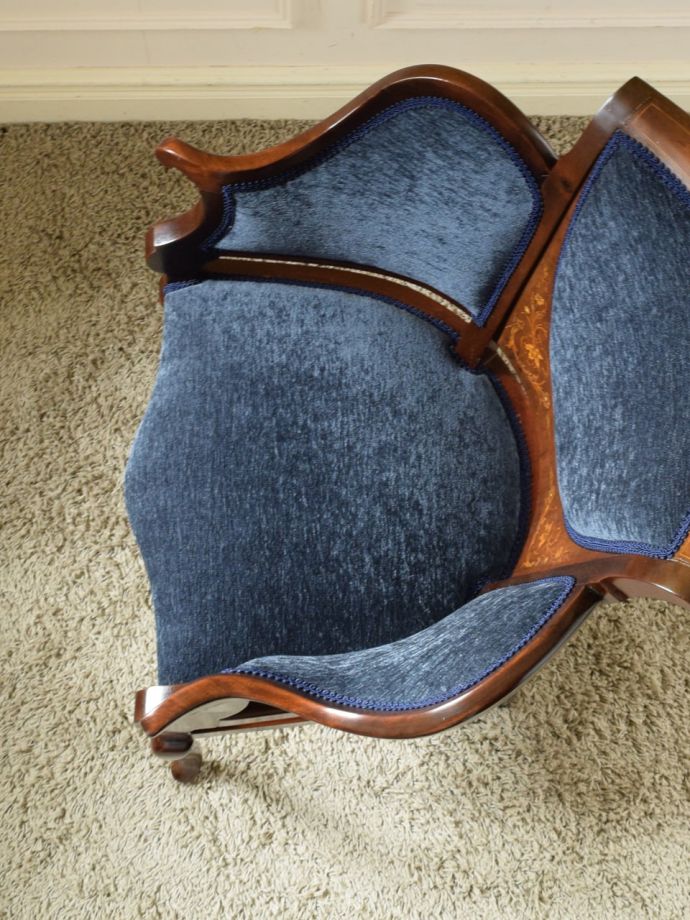 アンティークの椅子の座面