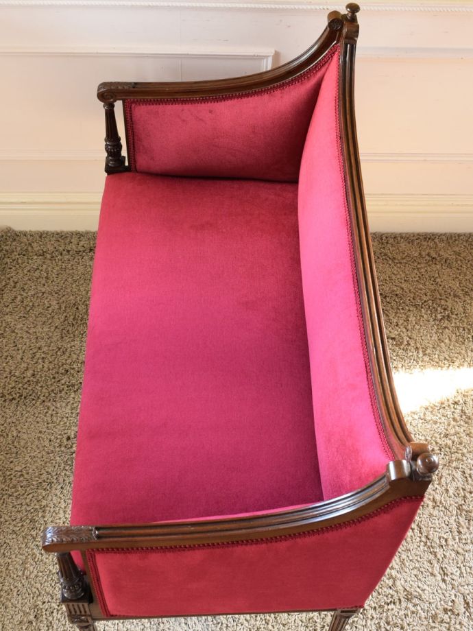 アンティークソファの座面