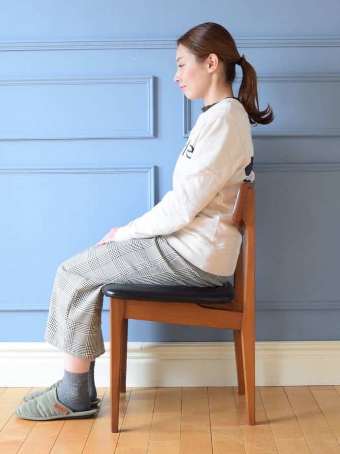 ビンテージチェアの掛け心地