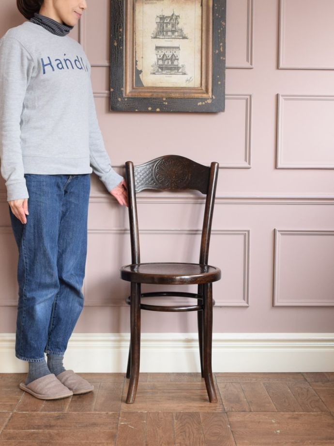 英国アンティークのベントウッドチェア