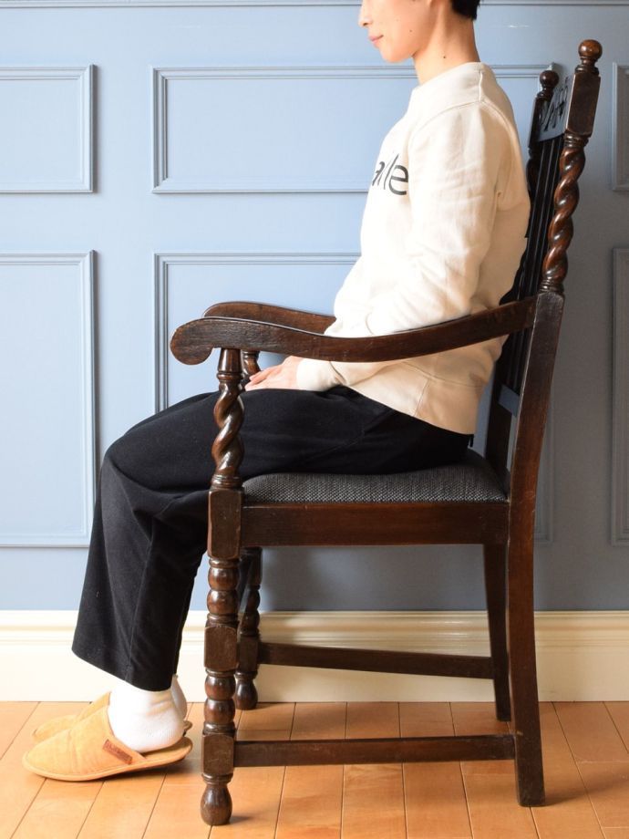 ダイニングチェアの掛け心地