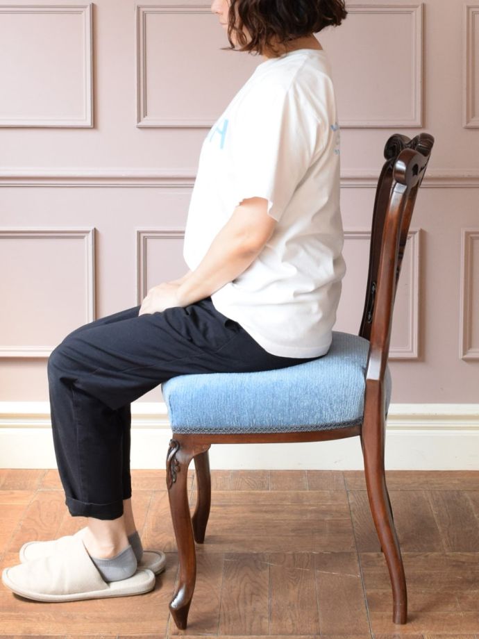 サロンチェアの掛け心地