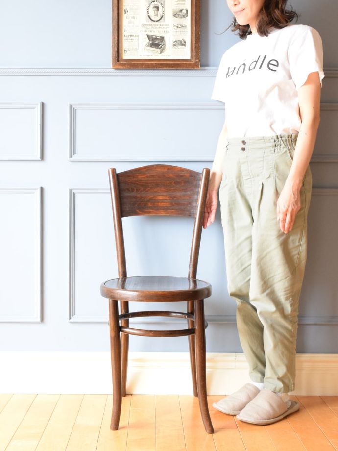 英国アンティークのベントウッドチェア