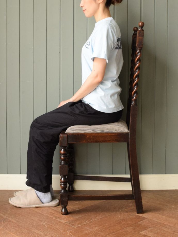 ダイニングチェアの掛け心地