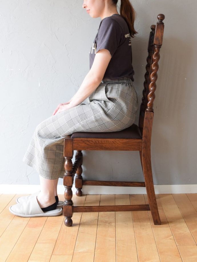 ダイニングチェアの掛け心地