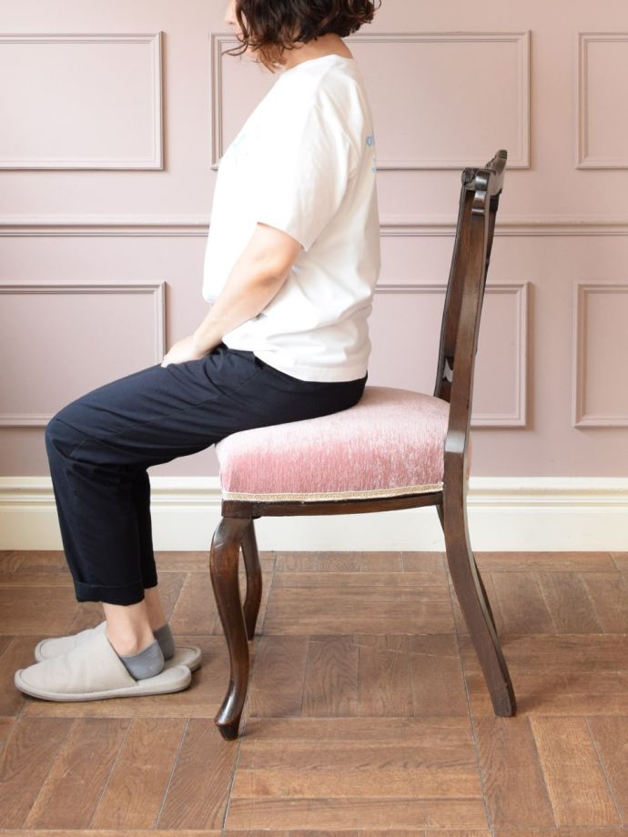 サロンチェアの掛け心地