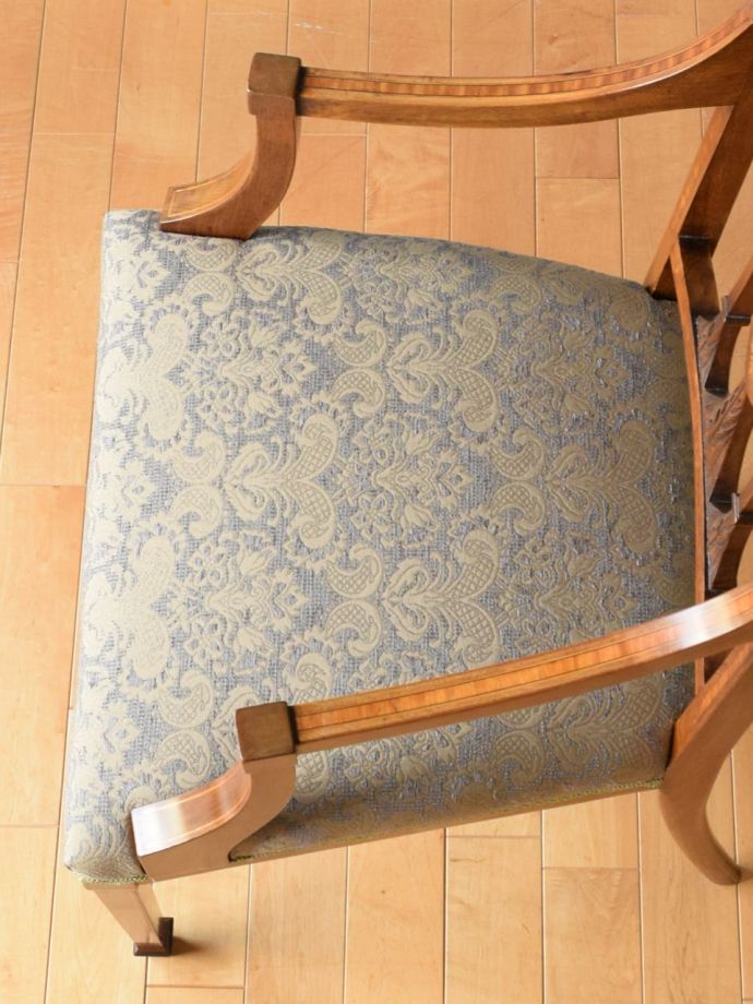 アンティークの椅子の座面