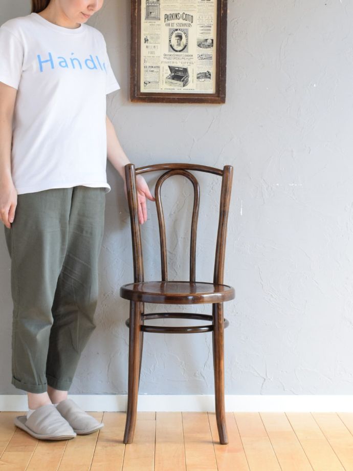 英国アンティークのベントウッドチェア