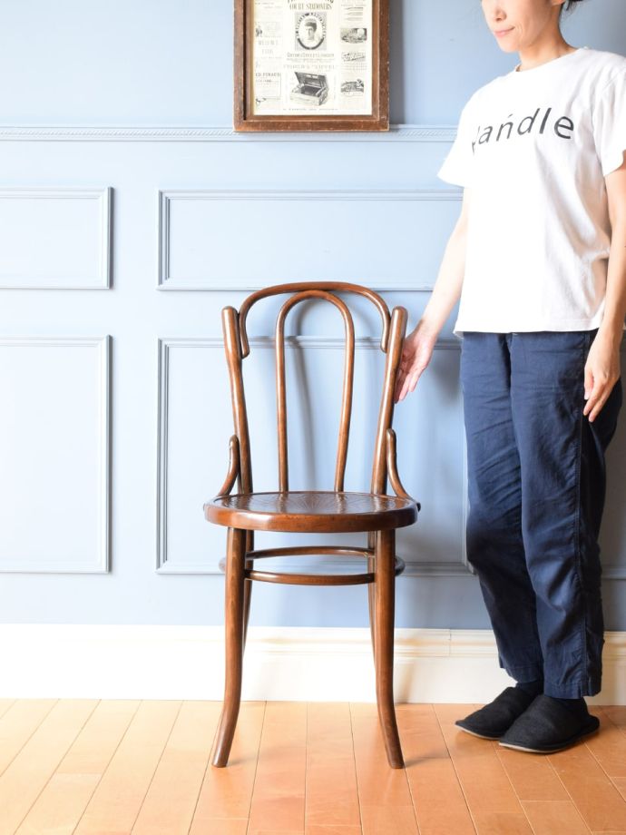 英国アンティークのベントウッドチェア