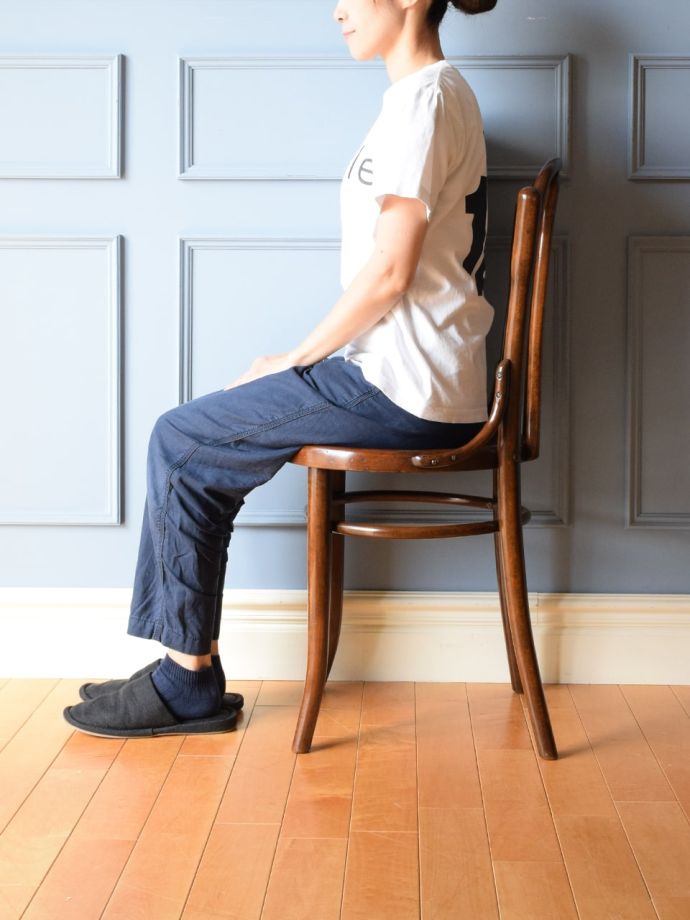 ベントウッドチェアのの掛け心地