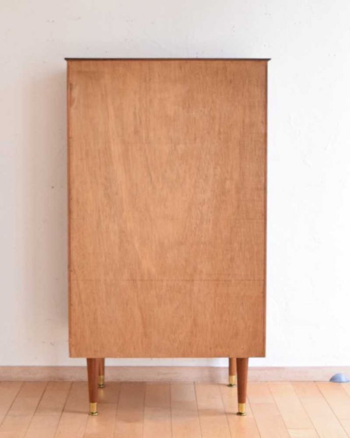 G-PLAN(Gプラン)　アンティーク家具　ビンテージの北欧インテリア家具、引き出したっぷりの６段チェスト（G-PLAN）。修復してあるので後ろ姿もキレイです。(k-2034-f)