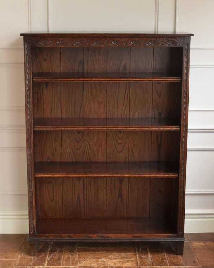 アンティーク棚(輸入品、アメリカ） アンティーク材使用棚