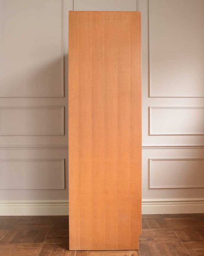 G-PLAN(Gプラン)　アンティーク家具　イギリスから到着、G-planのヴィンテージワードローブ（２枚扉）。横から見た姿もステキ正面だけじゃなく横から見るとこんな感じです。(k-2126-f)