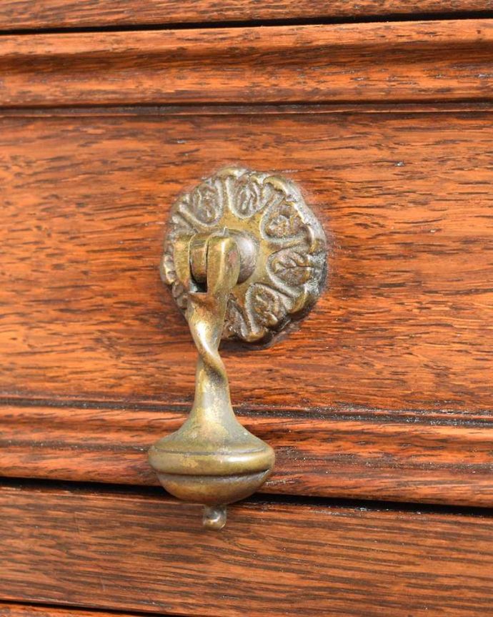 ビューロー アンティーク家具 本棚とデスクが一つになった機能的な家具、アンティークビューローブックケース。開けるたびに、ワクワクしちゃう。(k-2146-f)