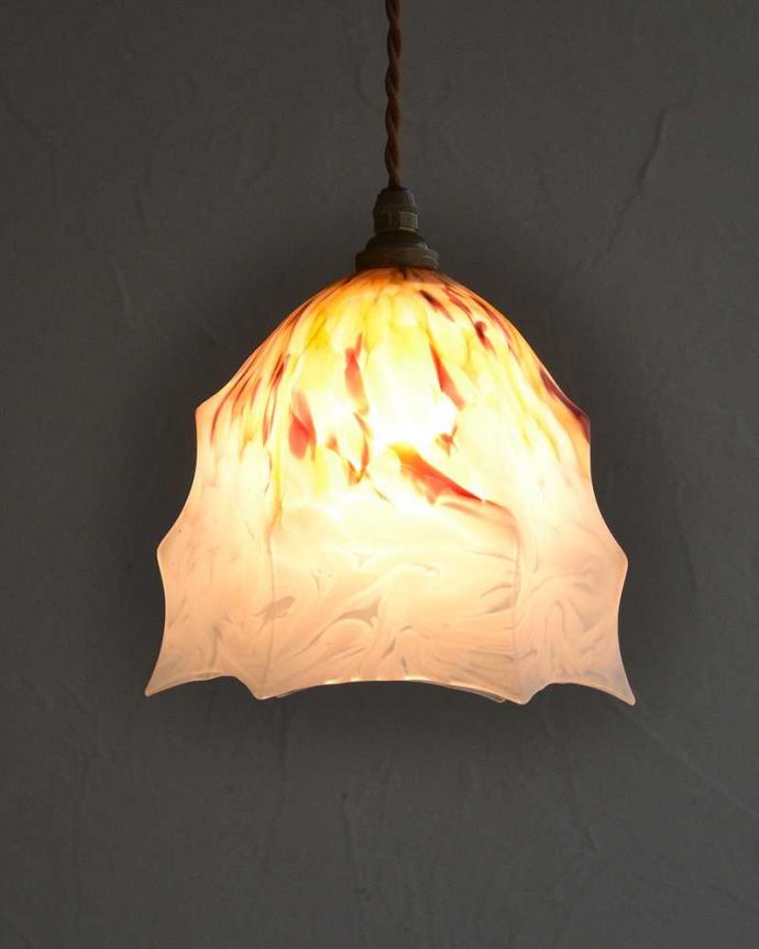 ペンダントライト　照明・ライティング　モダンでお洒落なアンティークペンダントライト（コード・シャンデリア電球・ギャラリーなし）。。(k-2167-z)