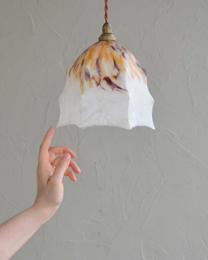 ペンダントライト　照明・ライティング　モダンでお洒落なアンティークペンダントライト（コード・シャンデリア電球・ギャラリーなし）。。(k-2167-z)