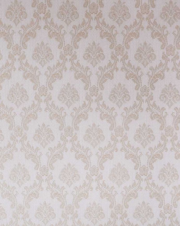 アンティークのキャビネット アンティーク家具 正統派の英国アンティークキャビネット、ゴシックデザインの定番ガラスキャビネット 。新しい生地で張り替えましたキャビネットの表情に合わせて新しい背板の生地を選びました。(k-2396-f)