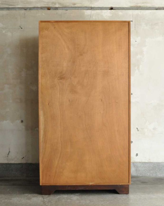 G-PLAN(Gプラン)　アンティーク家具　G-PLANから初登場！とってもめずらしいヴィンテージのワードローブ（２枚扉）。実は後ろ姿もキレイなんです。(k-2405-f)