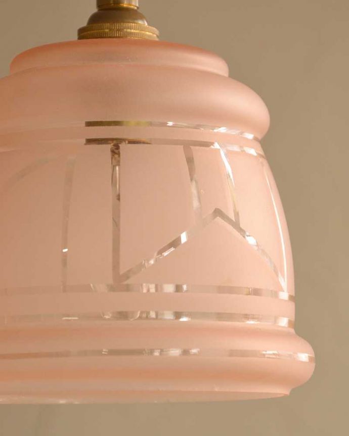 ペンダントライト　照明・ライティング　アンティーク シェード。。(k-2534-z)