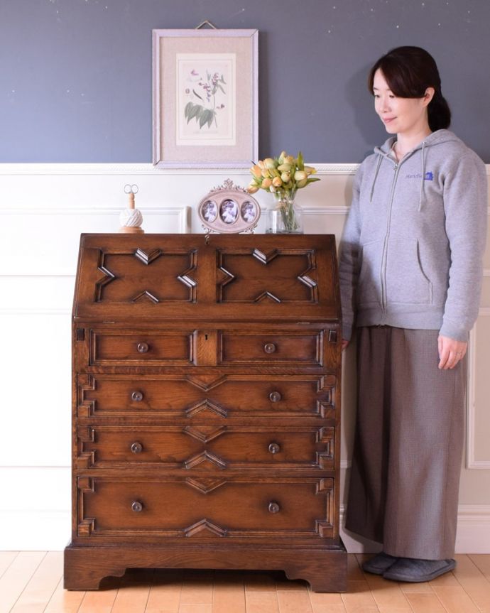 アンティークのビューロー