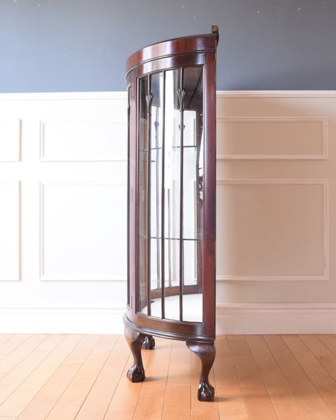 ショーケースの側面