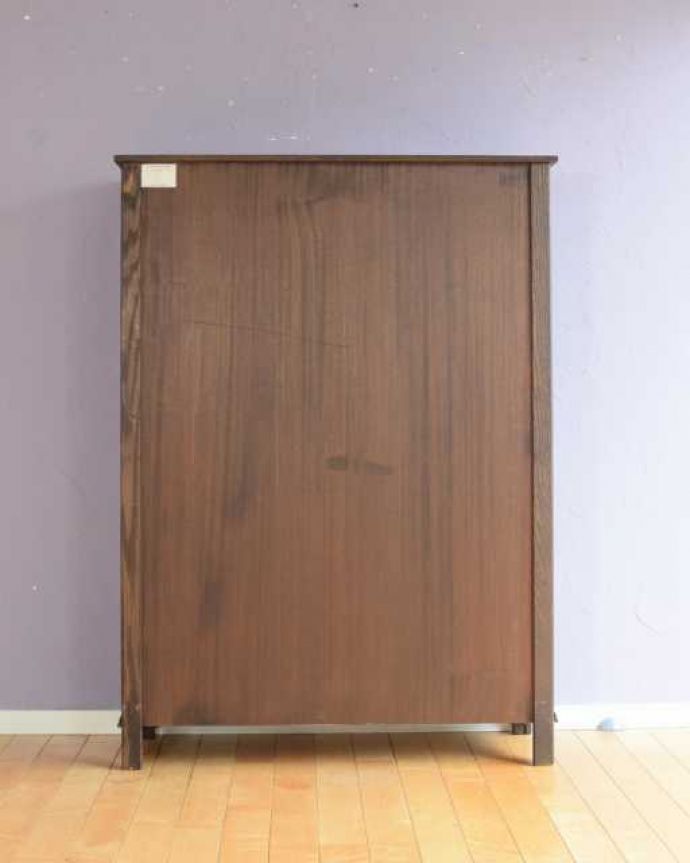 アンティークのキャビネット アンティーク家具 英国スタイルのアンティーク家具、オープン棚のブックシェルフ(本棚)。後ろ姿もキレイですアンティークは新品ではないので、もちろん経年変化によるキズはありますが、専門の職人が修復したので、後ろ姿もキレイです。(k-2724-f)