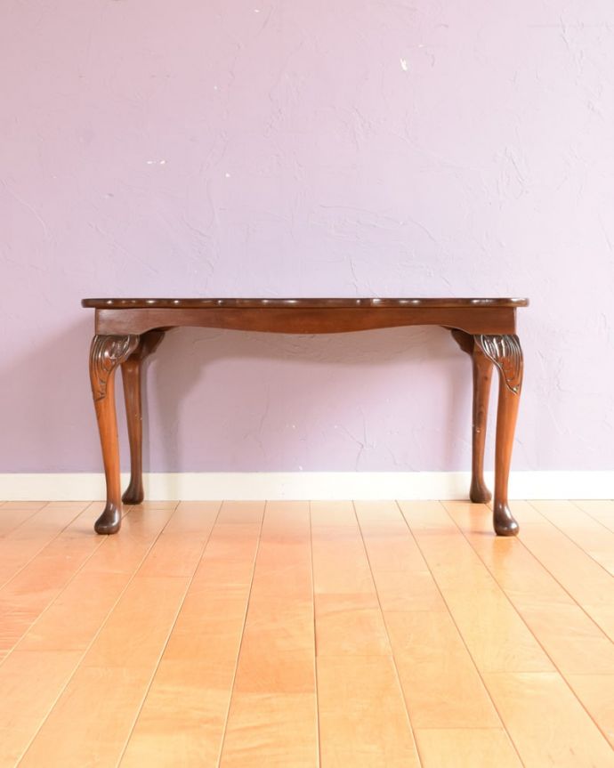 アンティークのテーブル アンティーク家具 アンティーク コーヒーテーブル クルッと回転。(k-2778-f)