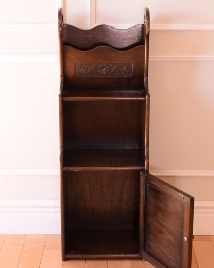 マガジンラック アンティーク家具 アンティーク マガジンラック しっかり修復しました。(k-2805-f)