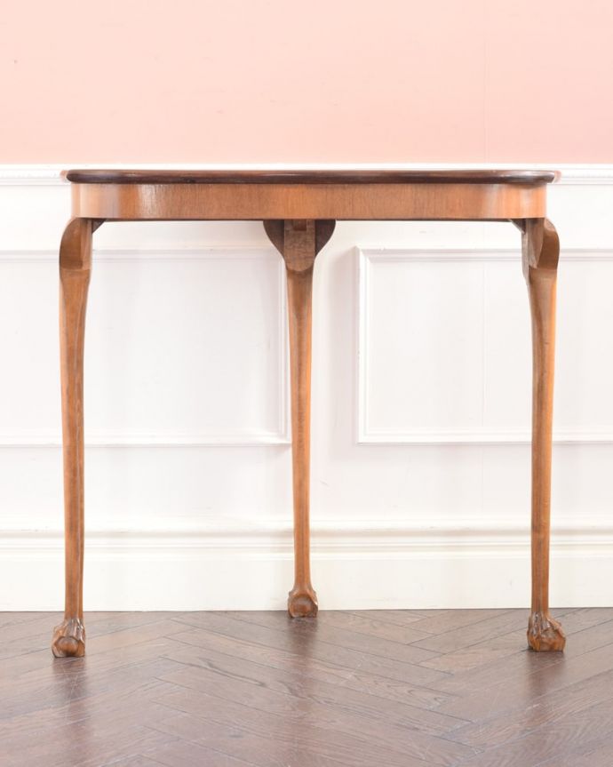 アンティークのテーブル アンティーク家具 アンティーク コンソールテーブル 後ろ姿にも自信があります。(k-2812-f)