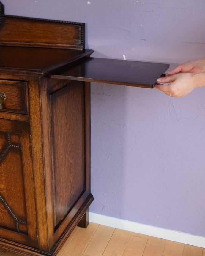 サイドボード アンティーク家具 アンティーク サイドボード サイド天板手入り(k-2822-f)