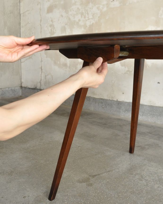 アーコールの家具　アンティーク家具　アンティーク テーブル　あっという間にサイズが変えれます。(k-2832-f)