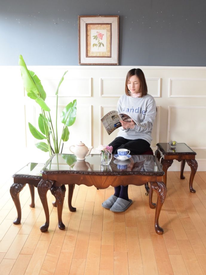 おしゃれなネストテーブル