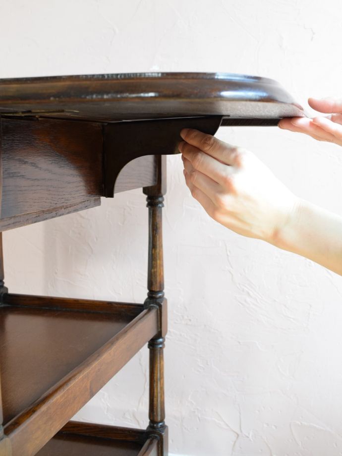 伸長式ワゴンのサイズ変更方法