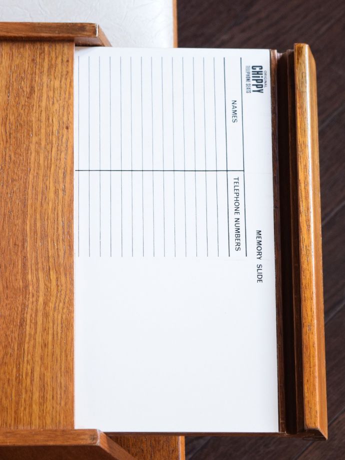 ビンテージ家具のスライドトレー