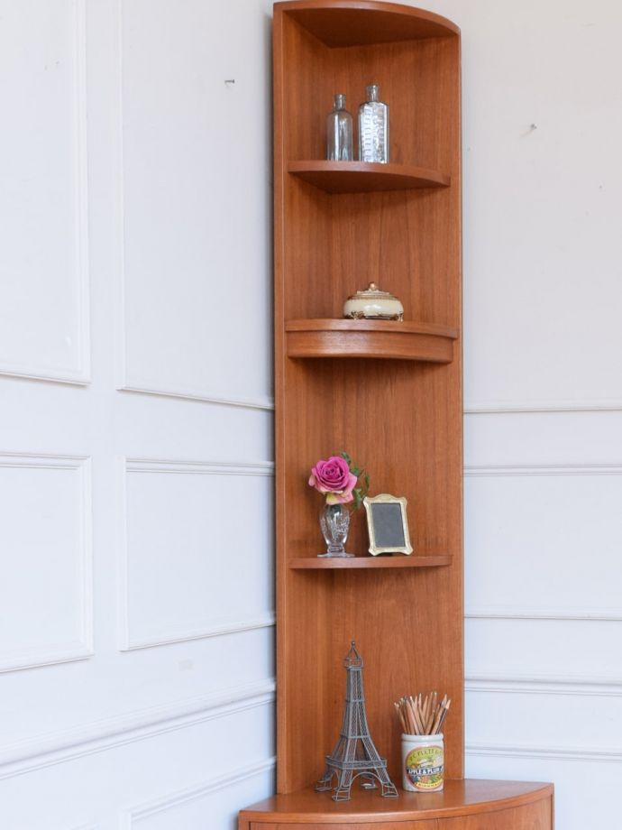 おーG-PLAN Fresco コーナーシェルフ チーク材 希少 照明 飾 おーG-PLAN Fresco コーナーシェルフ チーク材 希少 照明 飾 G-PLAN