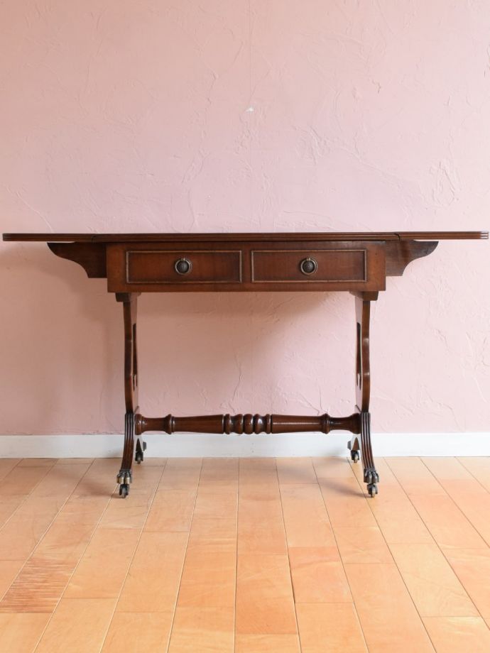 両方開いて広々と