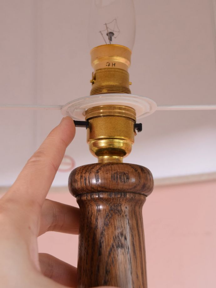 フロアランプのスイッチ